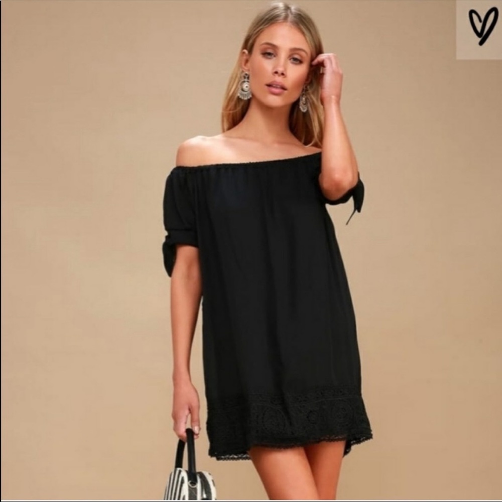 Moment In The Sun White Lace Off-the-Shoulder Dress